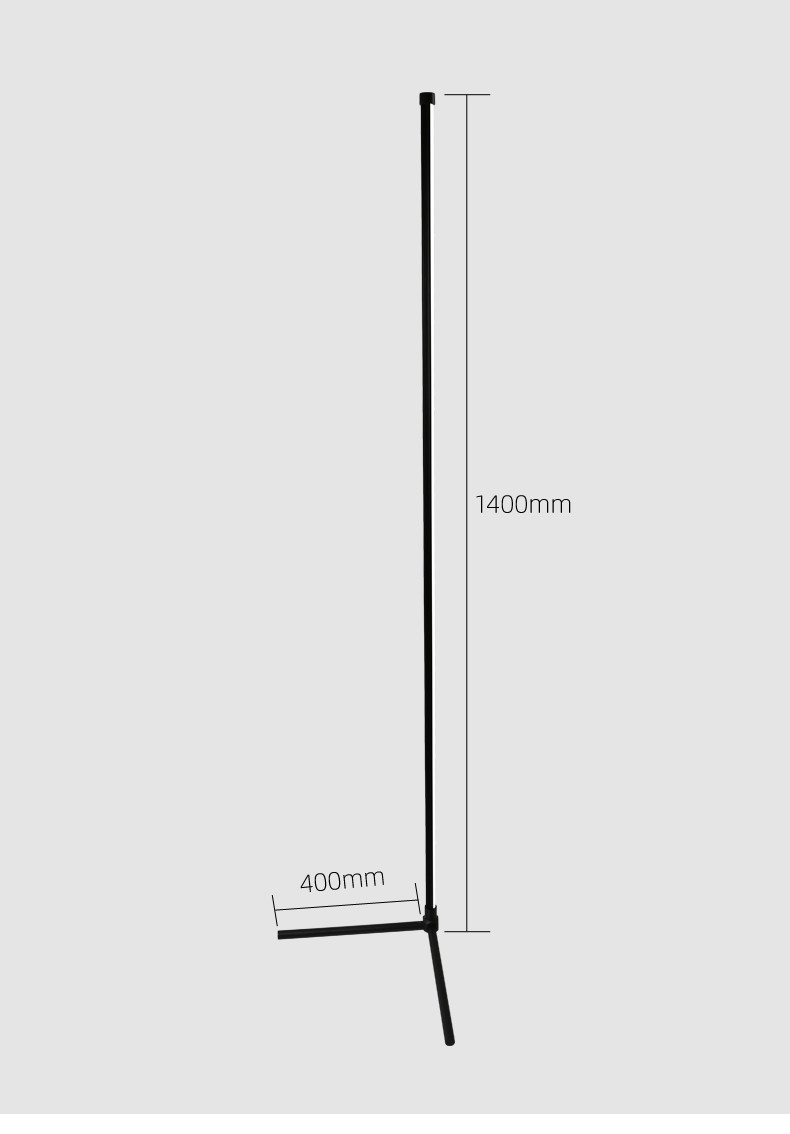 Triangular Floor LED Atmosphere Lamp Creative Minimalist For House Decoration