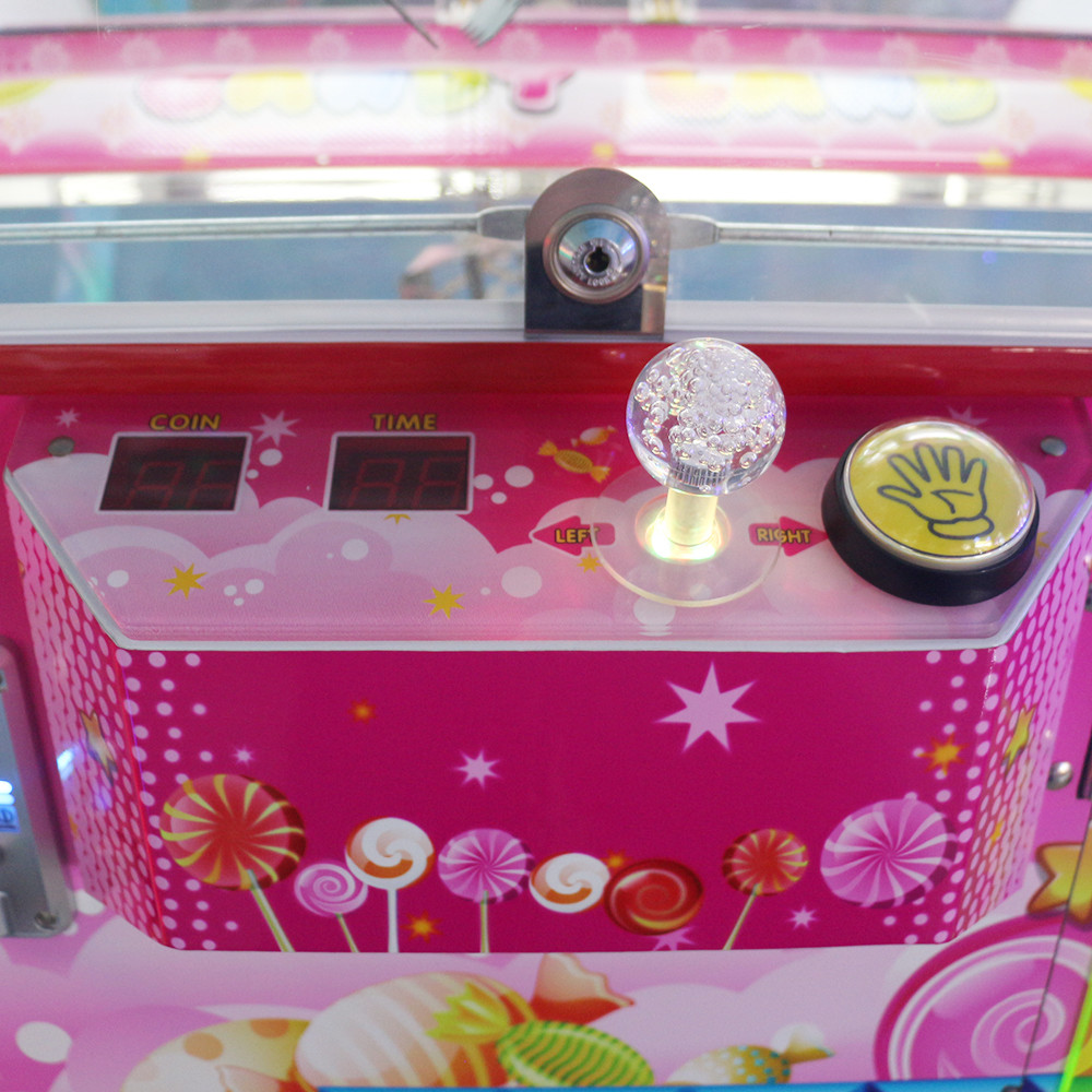 Kids Prize Cube Claw Machine Coin Operated Sugar Digger 140 Watt Power