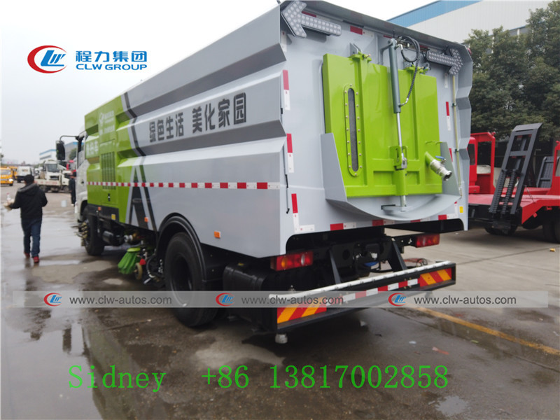 Dongfeng Tianjin Diesel Engine 12m3 Vacuum Sweeper Truck