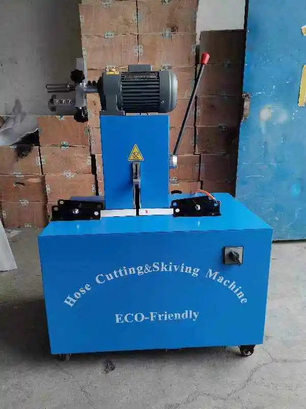 850*600*1200mm Hose Cutting Machine With Button Control System Rubber Blade Material