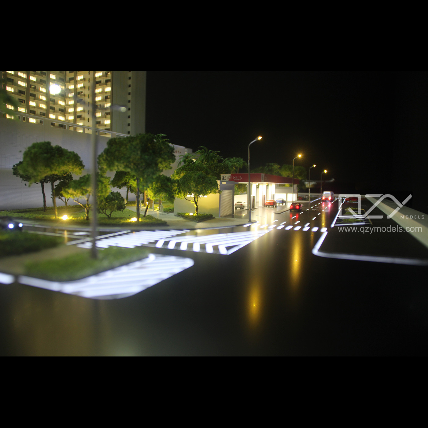 Scale Miniature Building Models Aedas 1:200 Baoan Education City Park