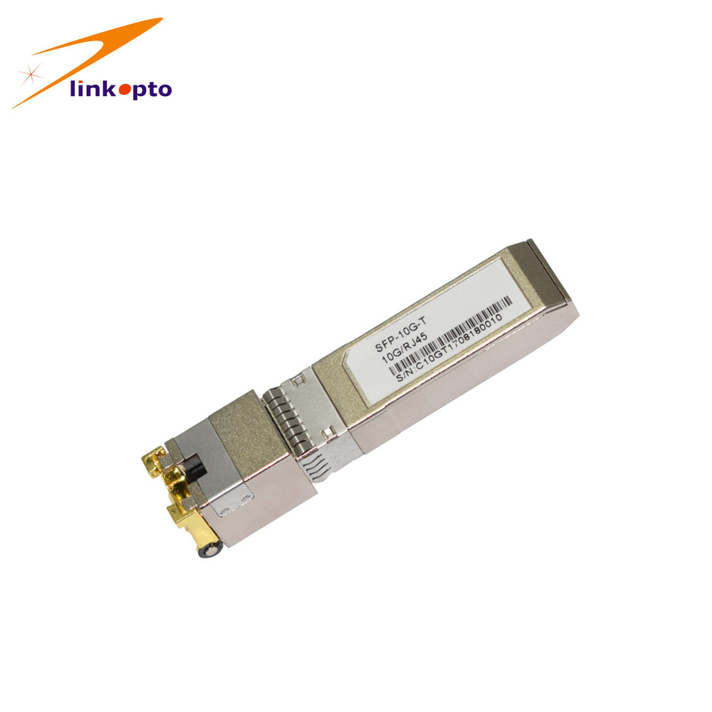 10Gbase RJ45 SFP Module 10G 30M copper Transmission ROHS Certification