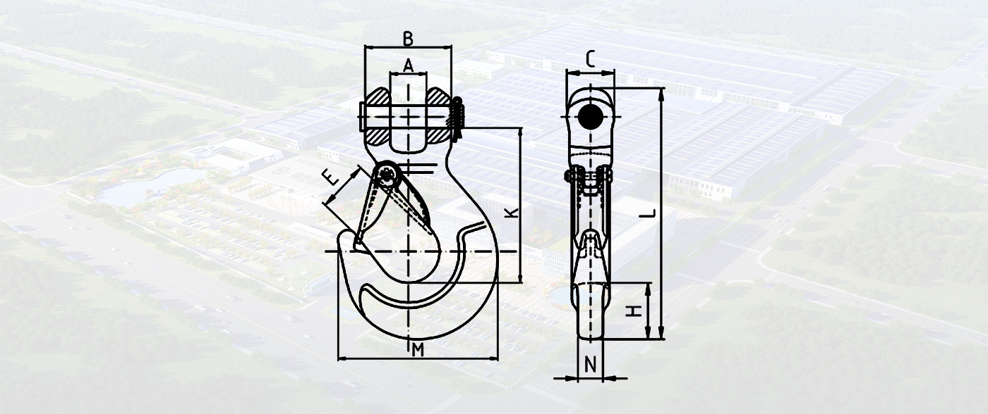 SLR883-DINIMA CLEVIS SLING HOOK