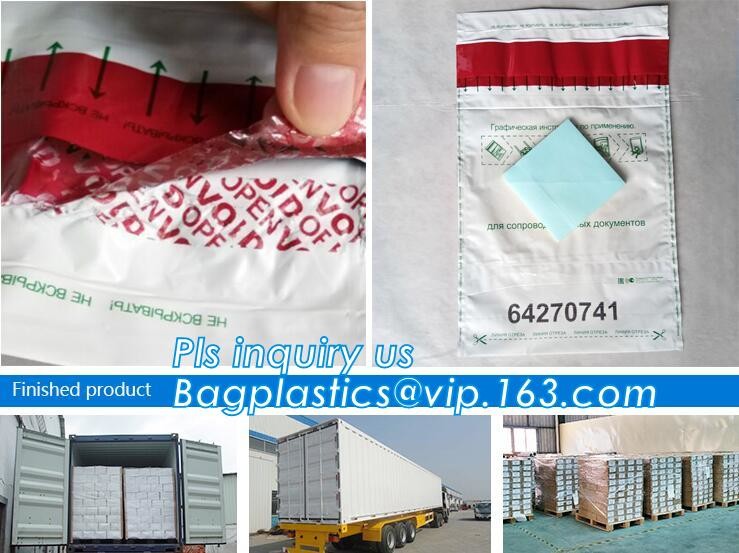 Security plastic bag with adhesive tape for cash, plastic money bag, Security Money Cash Bag For Airport/Bank and police