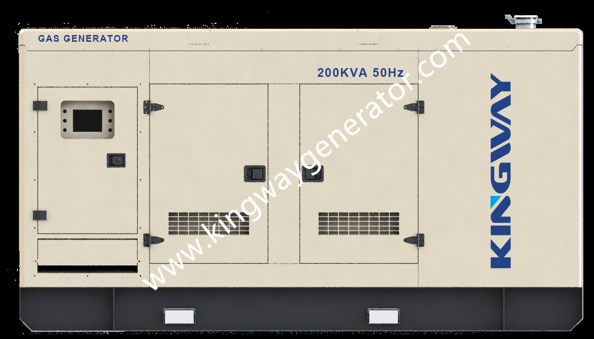 Natural Gas 3 Phase Generator 220KW 275KVA Powered By Cummins Engine