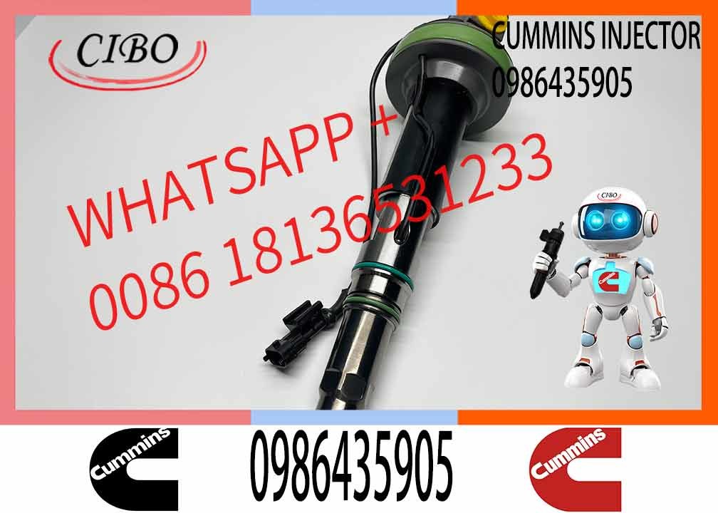 Common Rail Diesel Fuel Injector 0986435905 For Cummins QSK19 QSK38 QSK60
