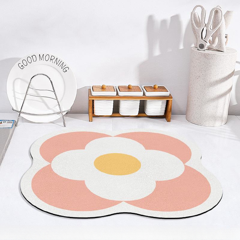 Stocked 35*35cm Waterproof Anti-Slip Draining Mats for Home and Hotel Kitchen