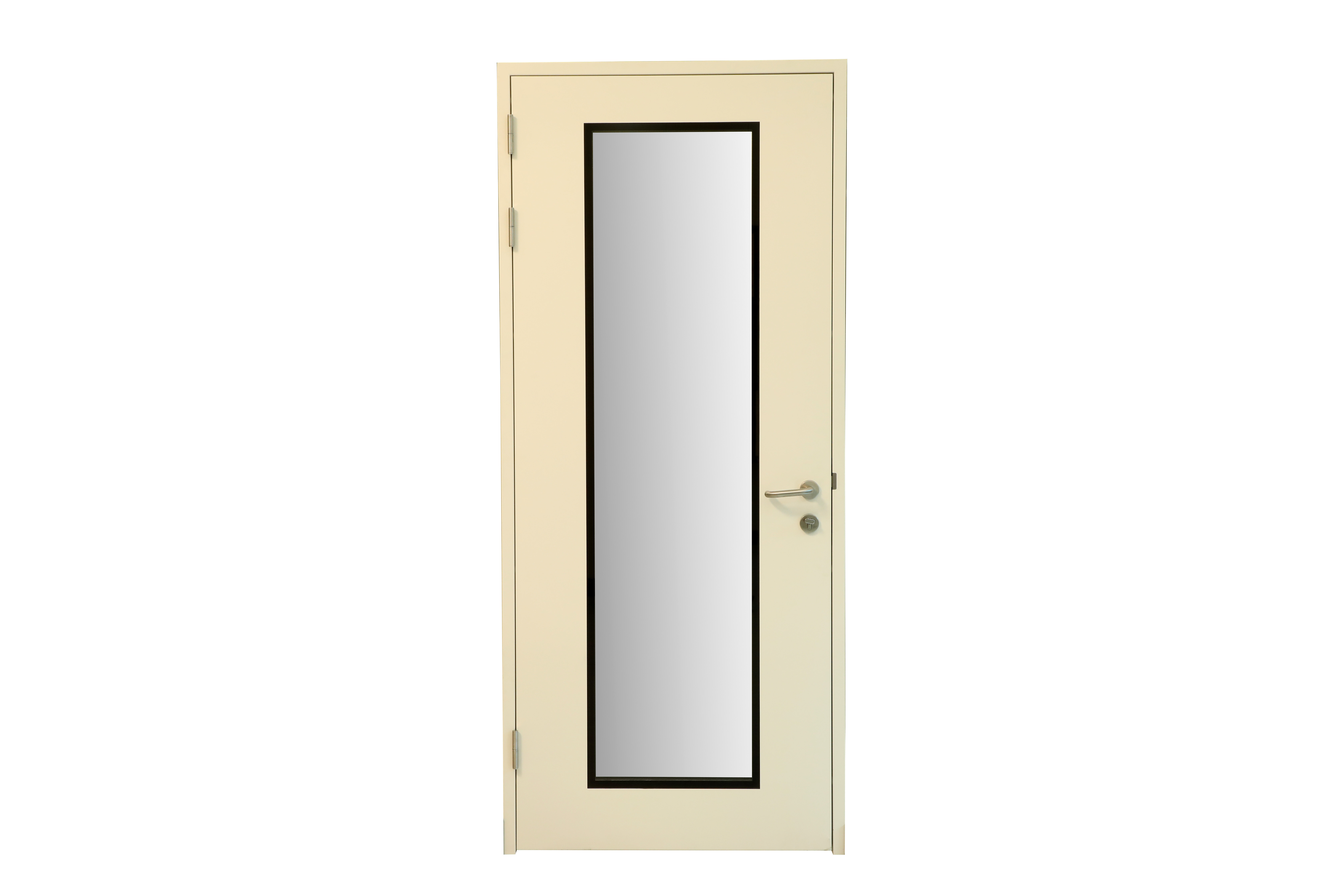 Customizable Fire Resistant Steel Door With Shutters Decorative Edge