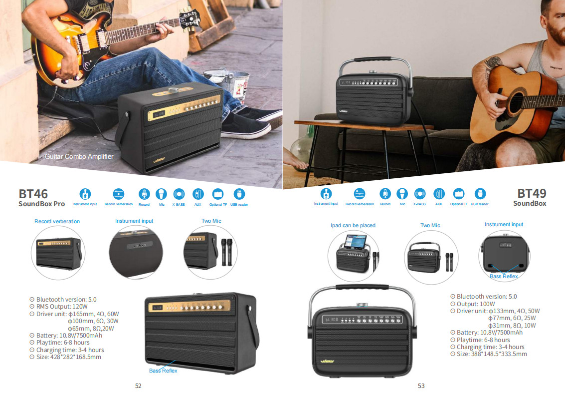 60W Waterproof IPX5 Bluetooth Wireless Speaker with TWS, DSP, TF Card, Equalizer & Subwoofer