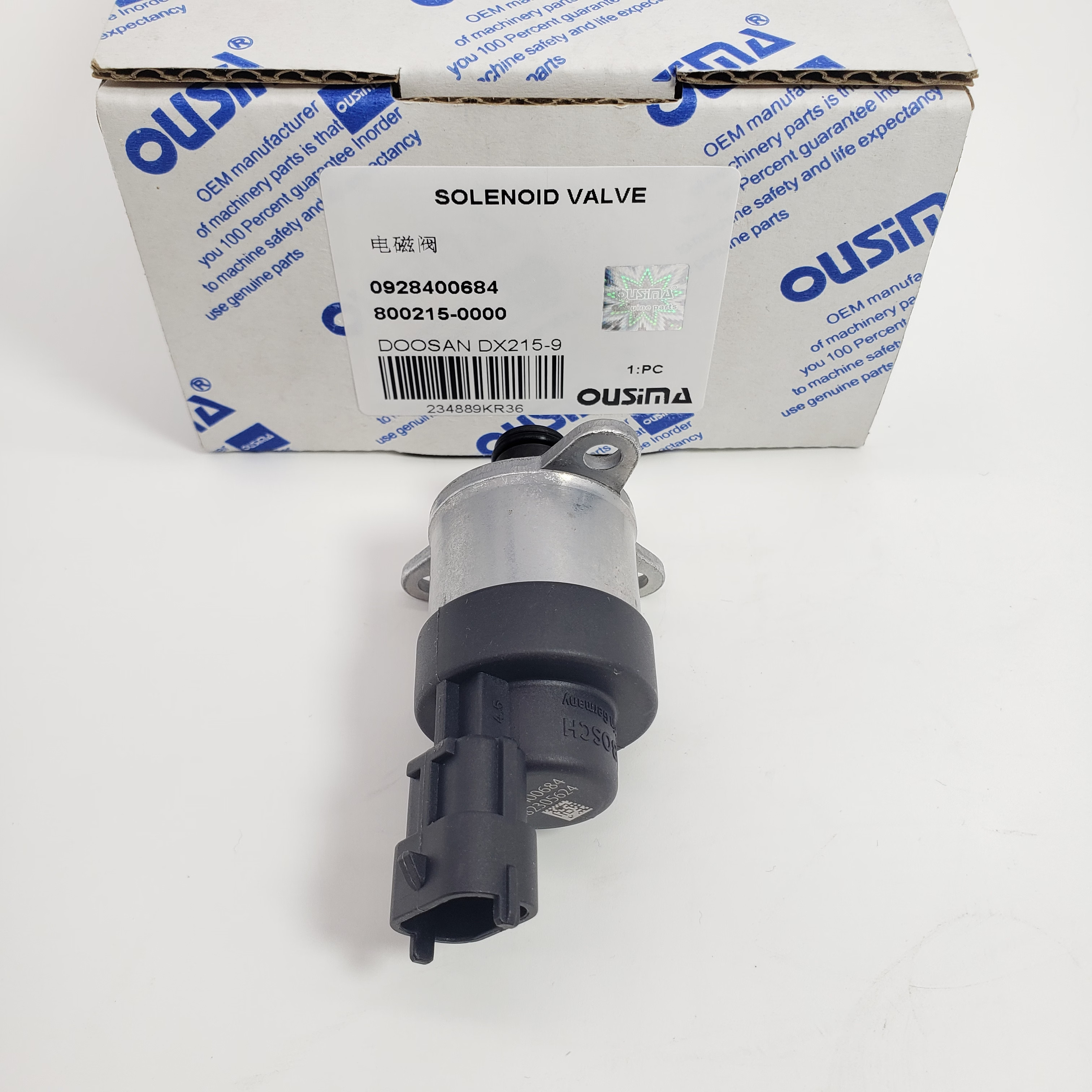 0928400684 800215-0000 Common Rail Diesel Fuel Pump Solenoid Valve For DOOSAN DX215-9
