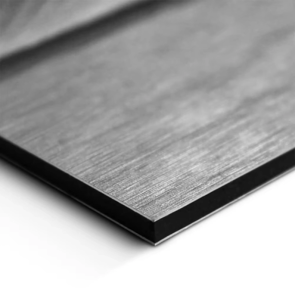 PVDF Coated Brushed Aluminum Composite Panel 1.22x2.44m Colorful Scratch Resistant Exterior Wall Cladding
