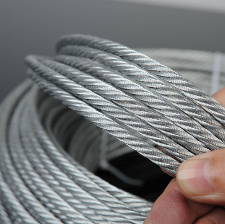 Cable Steel Wire Rope 19mm Galvanized For Highway Barrier Road Guardrail