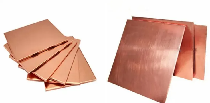 C11000 C10200 C12000 0.6-200mm Red Copper Sheet For Industrial Decorative Use