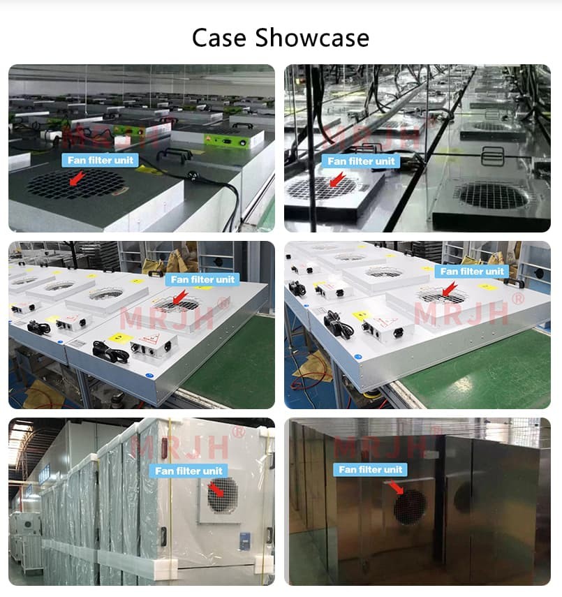 AC FFU 1175X575X250 High-Capacity Fan Filter Unit | Medical & Biotech Cleanroom HEPA System | Modular Energy-Efficient Design
