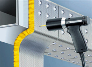 Galvanized Steel Self Sealing Pins With Cup Head Base For HVAC Insulation