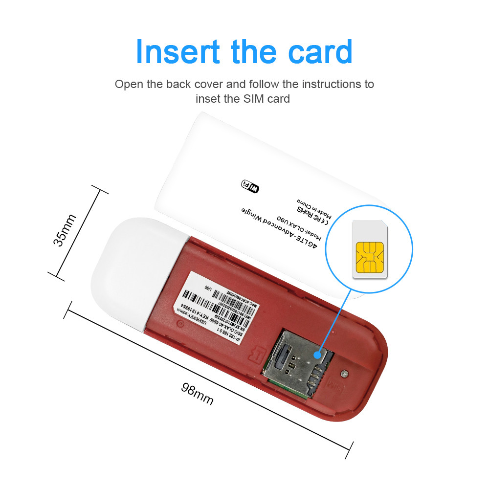 OLAX U90 4G UFI Wifi Dongle Lte USB Wingle Modem 150Mpbs For 10 Users