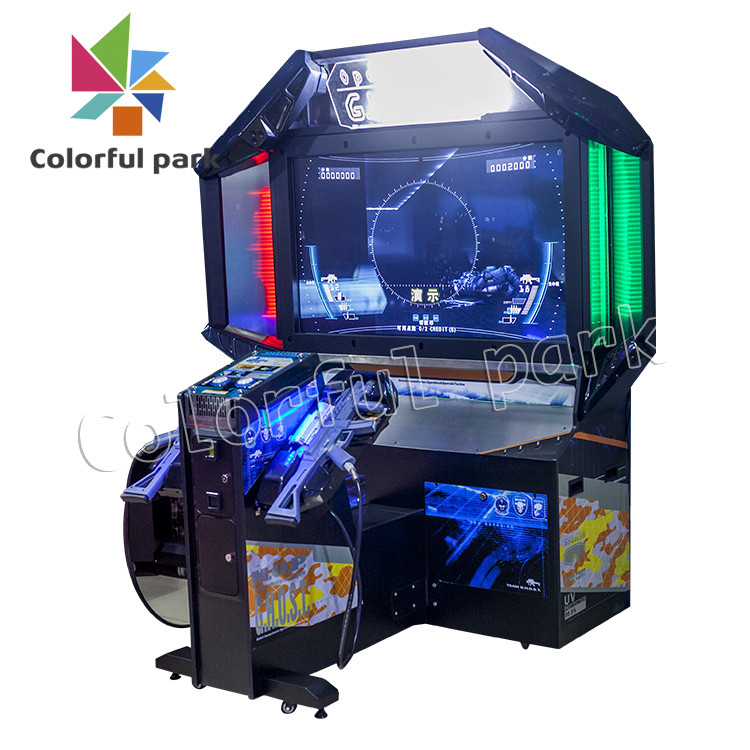 220V Shooting Arcade Machines , Bilingual Ghost Gun Shooting Game