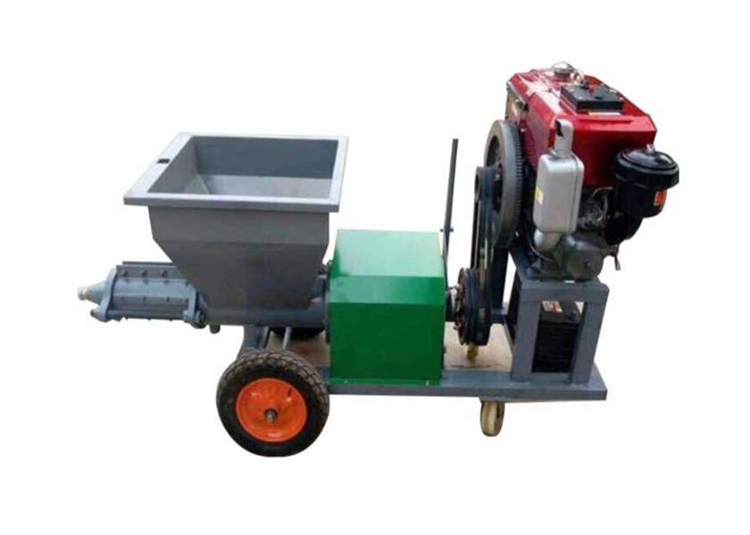 Screw Wall Mortar Cement Spray Plaster Machine Electric Driven
