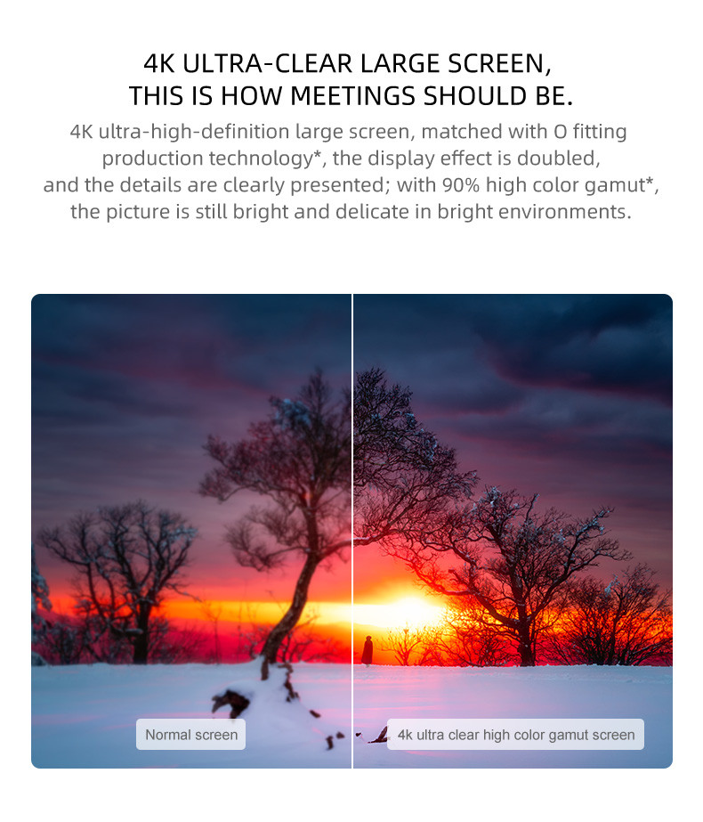 Free Standing Mobile 75 Inch 4K High Definition Smart Whiteboard For Teaching