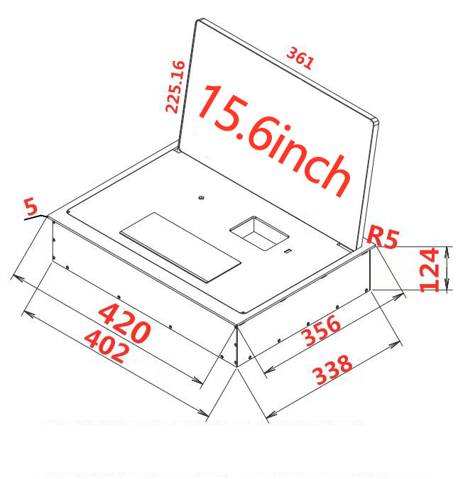 Conference Paperless Intelligent Flip Flop Pc Lifting LCD Screen Flip Flop Computer For Desk