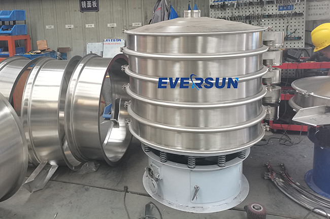 High Quality Automatic Round Detergent Powder Sieving Machine For Chemical Industry