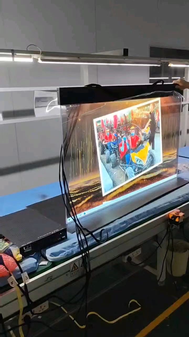 21.5/32/55/86 Inch Transparent LCD Display Box With Interactive Touch Screen Hologram Boxes