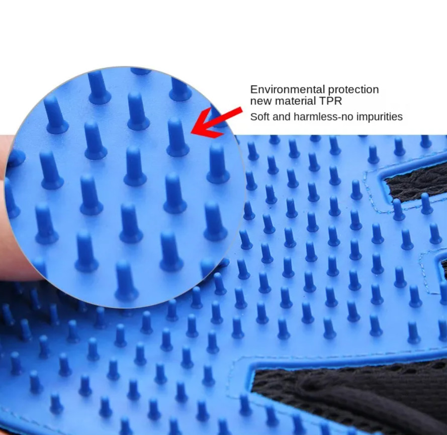 Soft Silicone Pet Grooming Brush Glove Enhanced