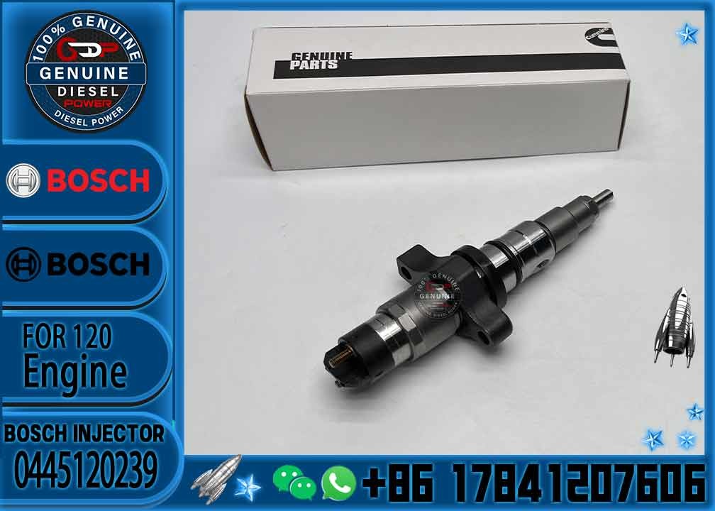 5263312 0445120239 Cummins ISB QSB5.9 Diesel Engine Parts Injector Nozzle 5263312 0445120239