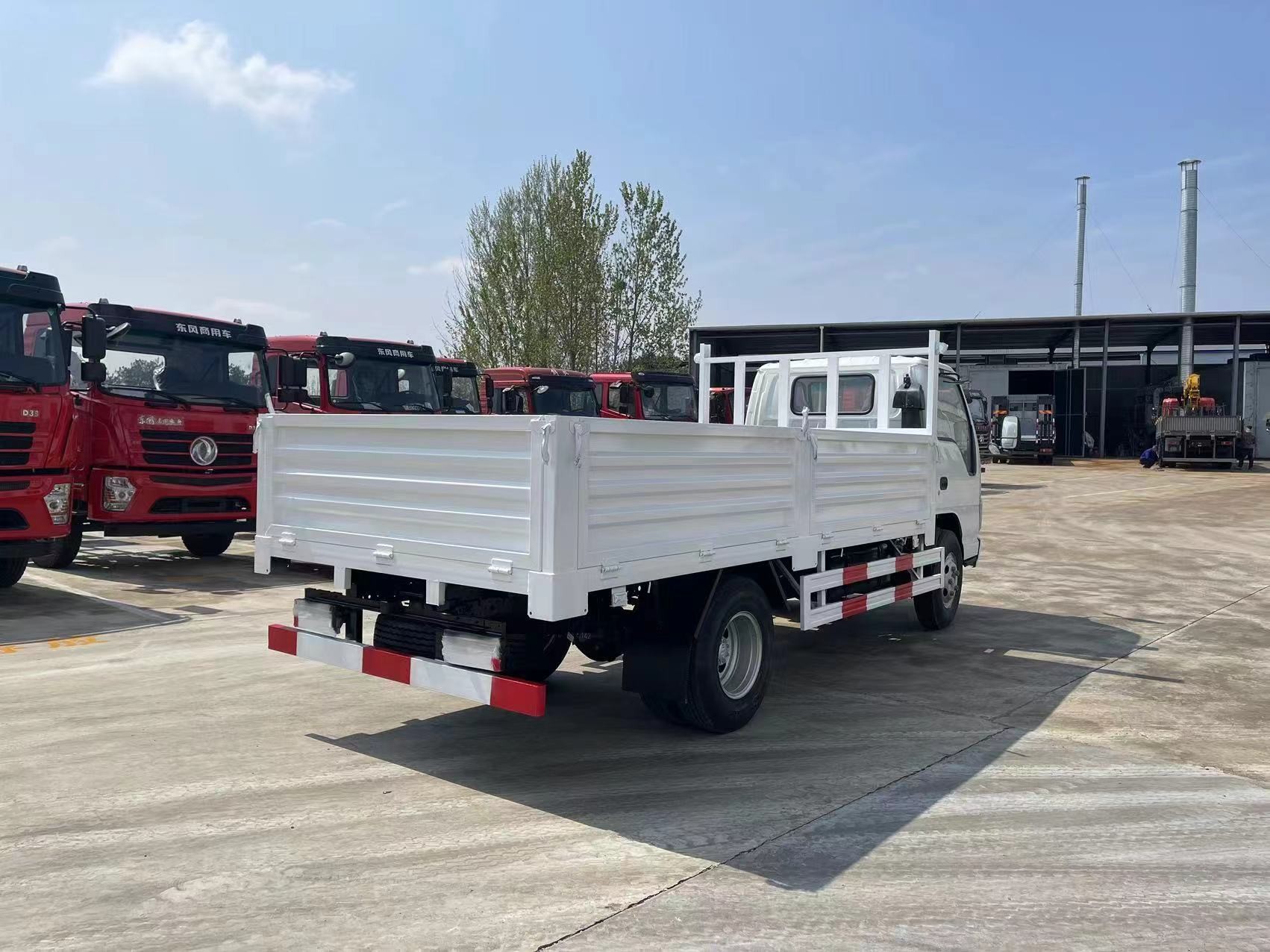 Cargo Trucks 4x2 ISUZU Single Cabin Euro 4 Emission 100P Light Truck 3.5 Tons Double Rear Tire