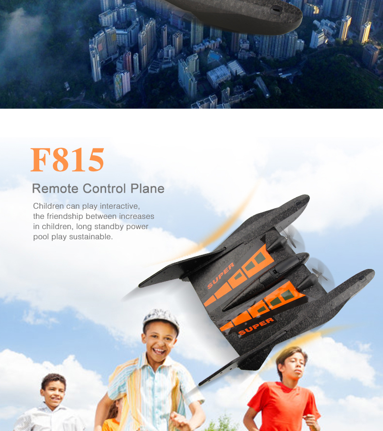 Durable and State of Assembly Toys Outdoor Rc Plane Remote Control Airplane 2.4ghz 2 Channels Rc Airship Black Foam Flying Toy