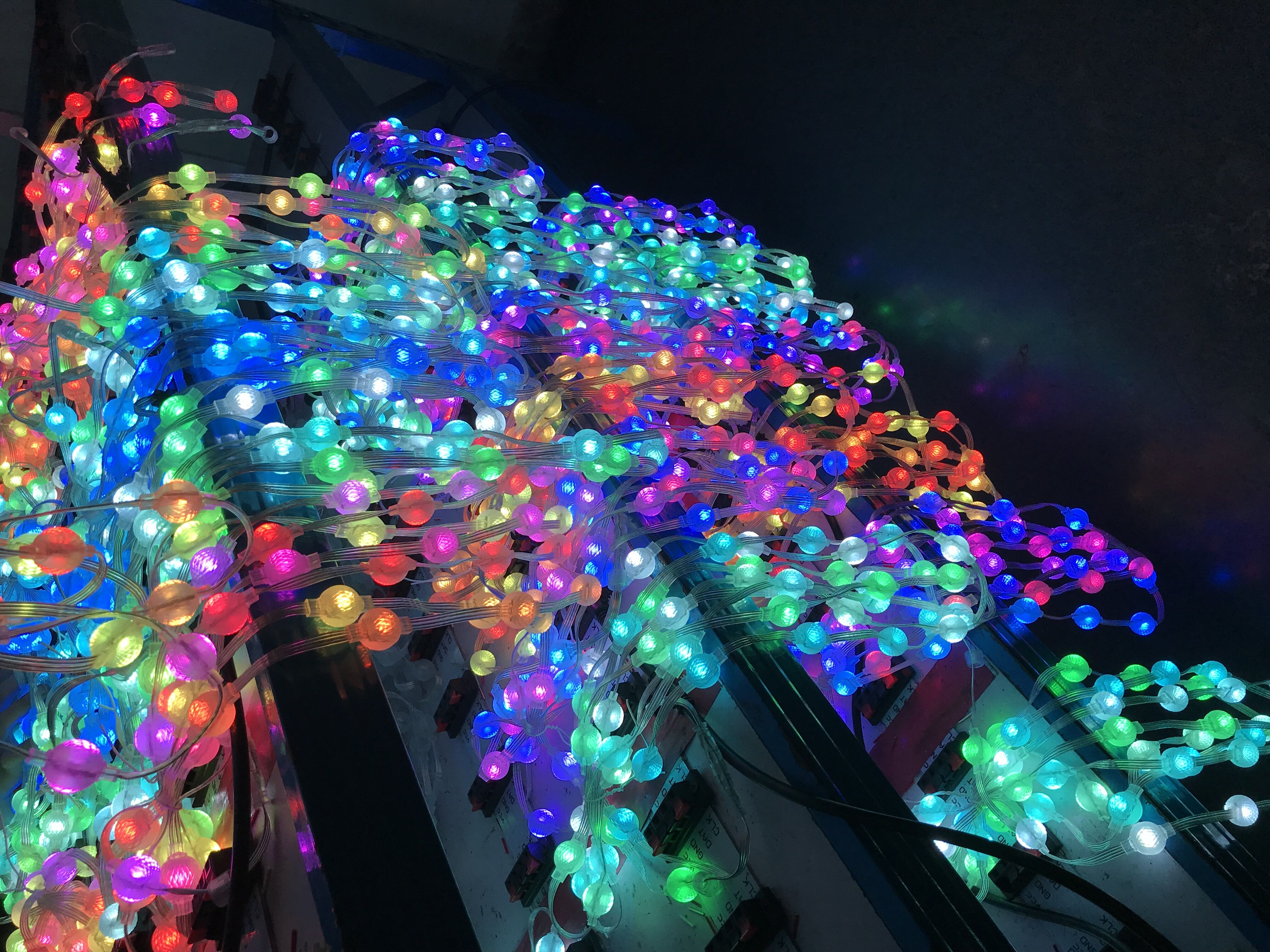 Christmas Decoration Pineapple Lights in 3d Effect with Onsite Metering Support Dimmer 3D Pineapple Lantern