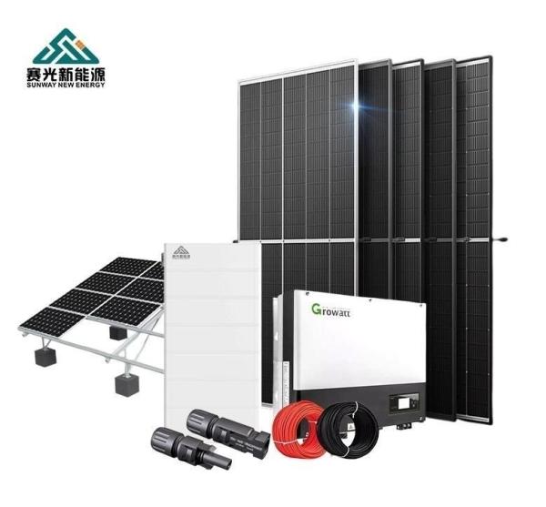 Deye Growatt Afore Inverter 5kw 6kw 8kw 10kw Solar Panel Storage System Kit for