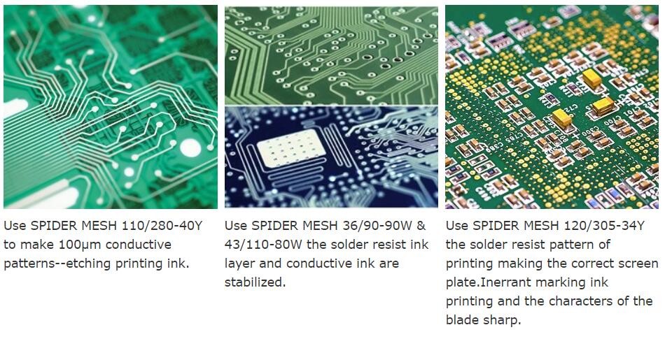 Plain Woven Stainless Steel Screen Printing Mesh For LCD / PCB Printing