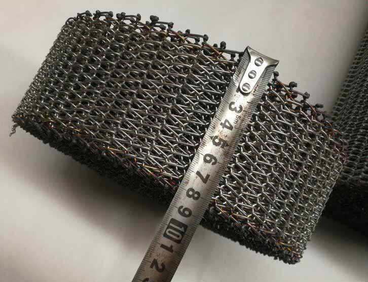 High Temperature 314 310s Stainless Steel Spiral Mesh Conveyor Chain Belt Metal