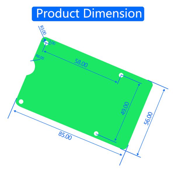 2x20-Pin(40Pin) Extra Tall Female Stacking Header For Raspberry Pi A+ Pi Model B+ Pi 2 ,3 4B With Acrylic Base