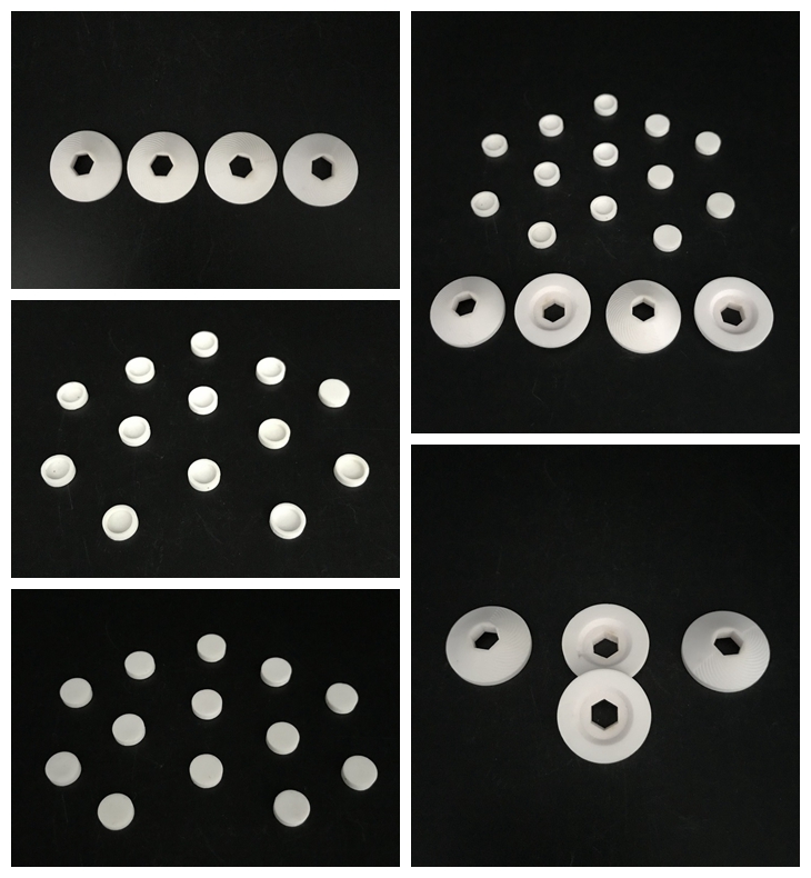 High quality 95% alumina ceramic disc  Alumina ceramic crucible can be customized