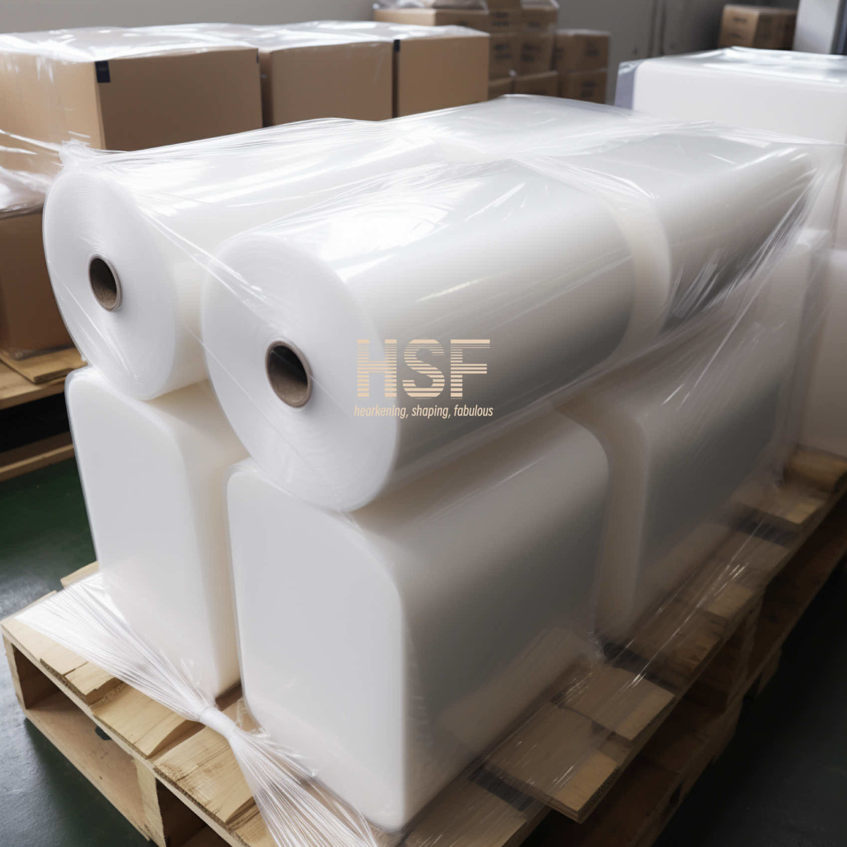 Opaque White 120 micron High Density Polyethylene Film Water And Moisture Resistance