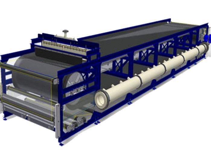3600mm Wide Steel Frame Support Vacuum Belt Filter Slurry Filtration Application