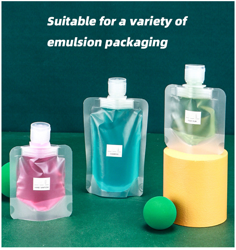 Stand Up Liquid Spout Pouch Dispensing With Convenient Versatile