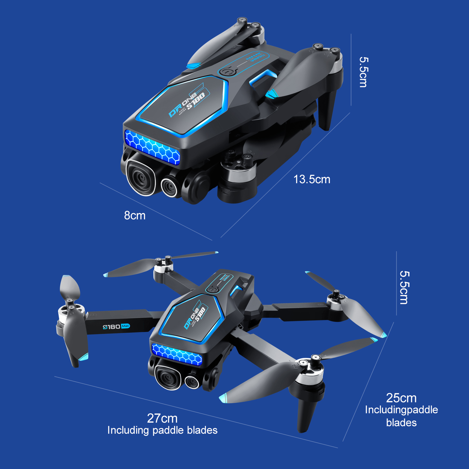 Foldable 4k Camera Drone Capture Stunning Aerial Views with Our Perfect Aerial Photography Equipment Control Distance 100M