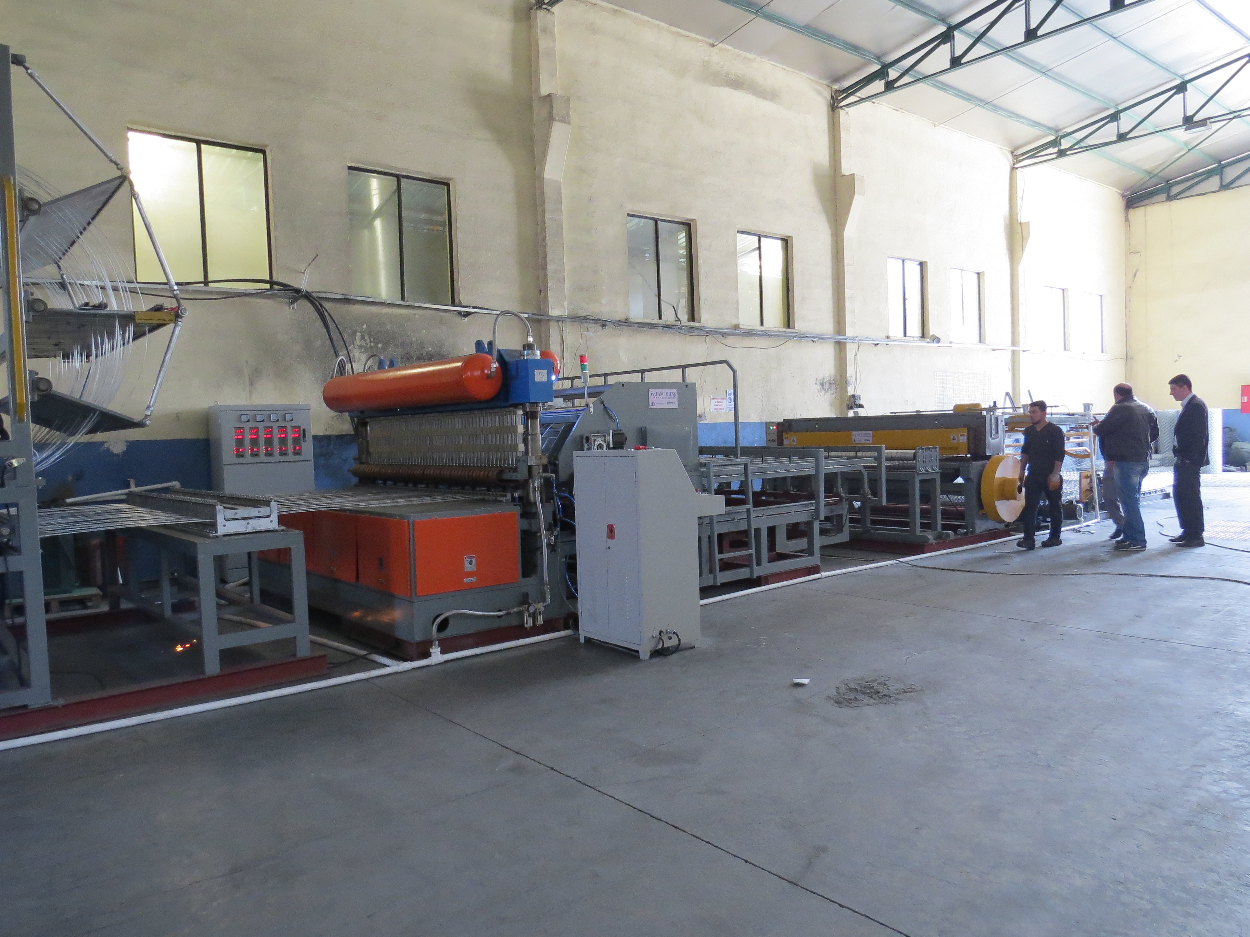 Automatic 50m Roll Mesh Welding Machine Water Cooling Method