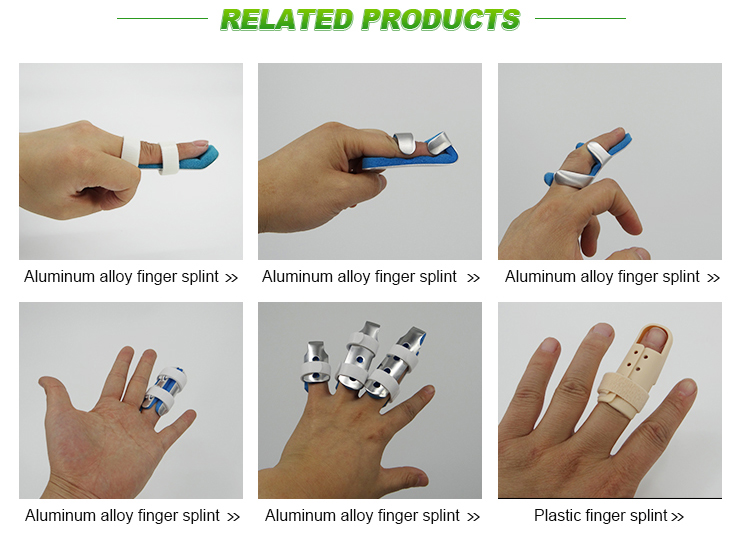 Adjustable finger splint S M L size finger brace for arthritis selling