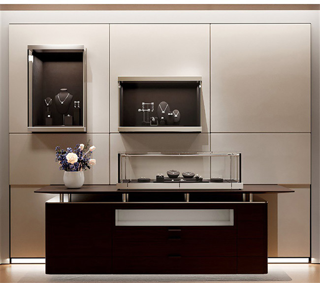 Jewelry Exhibition Couple Ring Display Customized Size Counter Display Props