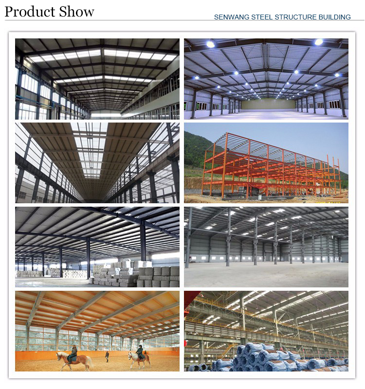 Industrial Steel Structure Workshop , Prefab Workshop Building Steel Structure