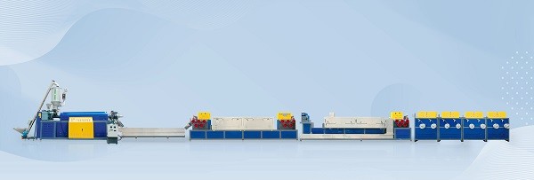Core Outer Thickness 9-32mm PP Strap Making Machine 3.5KW Fast Strap Manufacture Equipment