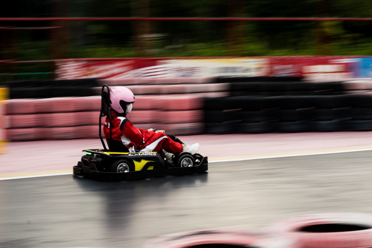 Adult 3000RPM Electric Racing Go Kart With 4130 CrMo Frame Ride On