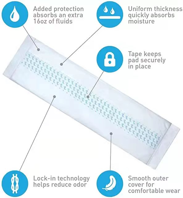 Absorbent Maternity Pads for Maximum Comfort and Protection in 280/350/360/400/420/520