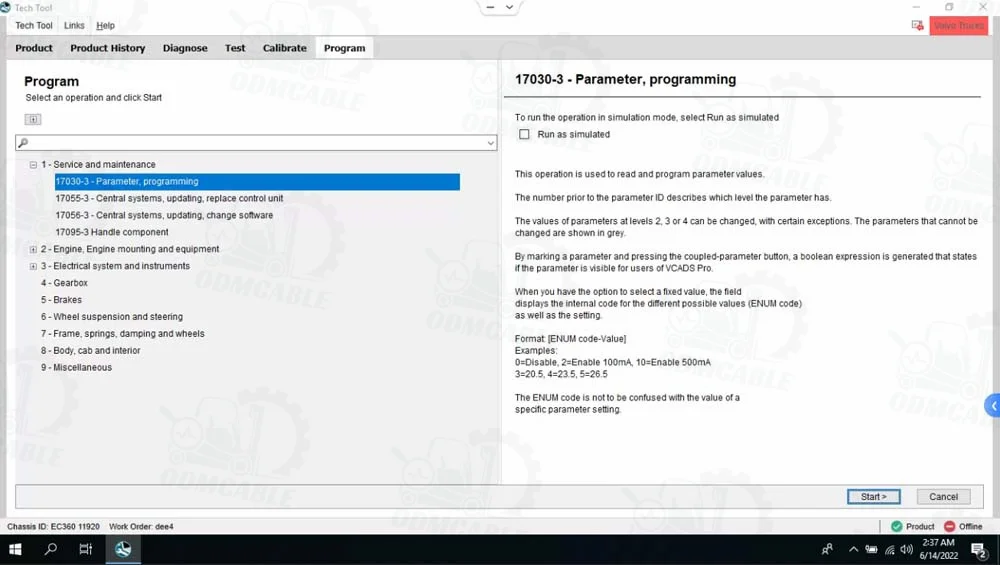 For vocom Vocom II 88894000+ V2.8PTT Dev2 Tool For vocom Truck Excavator Construction Diagnostic