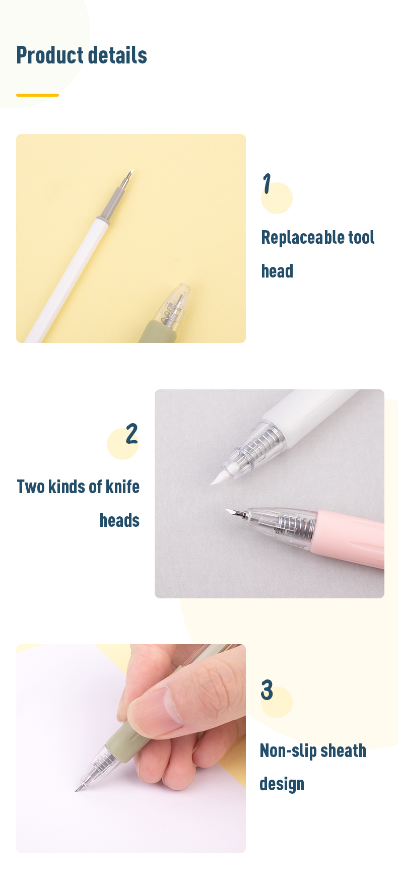 Mini Blades Journal Scrapbook Cutter Aesthetics Stickers Handcraft Art Hidden Pen Knife