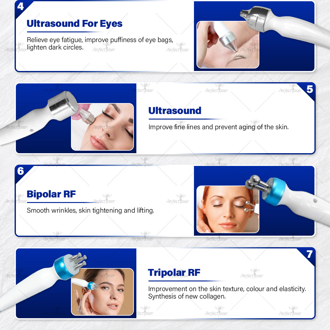 100V-240V Voltage Hydro Facial Machine With Skin Tightening Cleaning Function